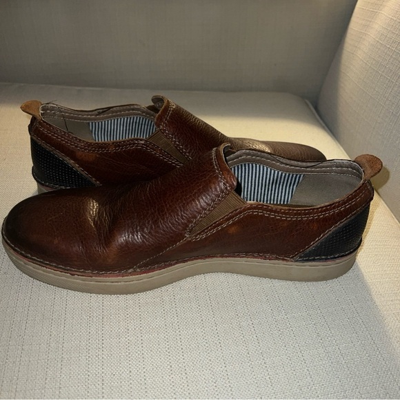 Clarks Kitna Brown/Navy Easy Slip-On Leather Size 12M main image 2